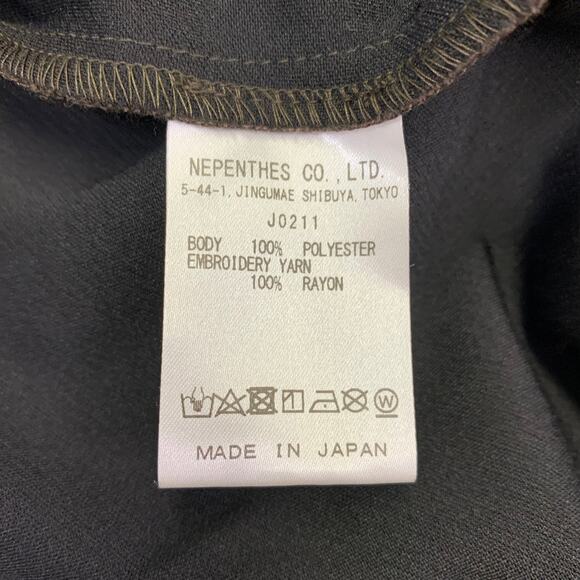 NEEDLES Size L Brown Logo Polyester Zip Up Jacket - Picture 6 of 6